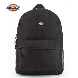 Dickies Student Backpack Padded Shoulder Straps Zip Polyester Book Bag Black Bl